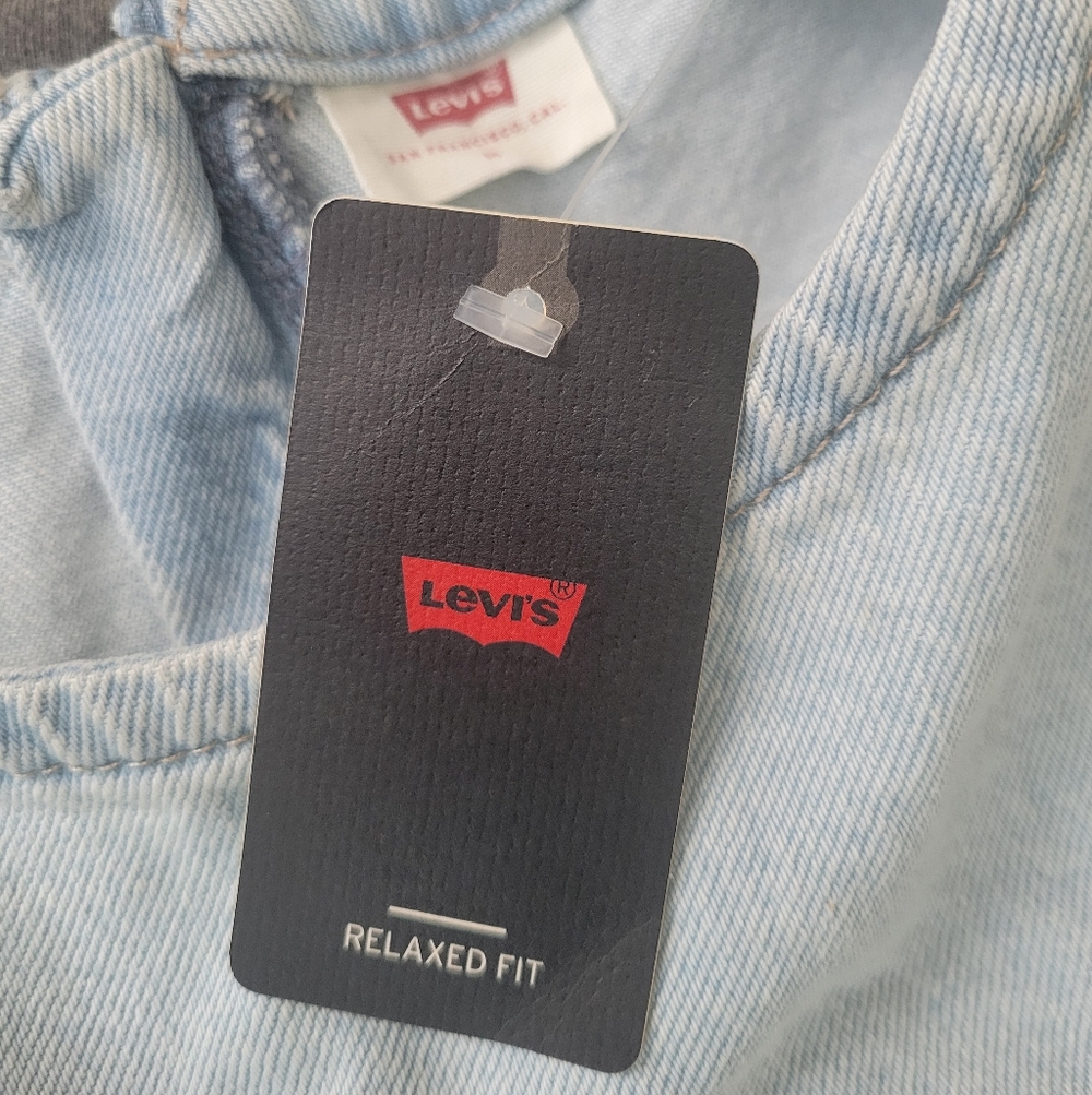 LEVI'S Denim Tee Dress, SIZE-Medium, Relaxed Fit - Picture 7 of 13